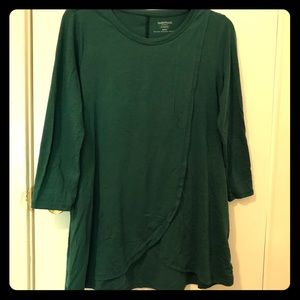 Motherhood Maternity green nursing shirt, size S